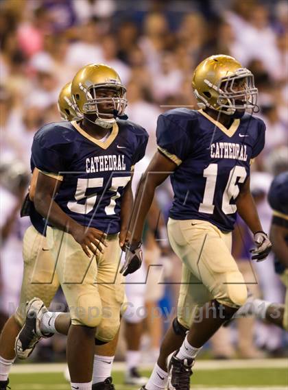 Thumbnail 3 in Ben Davis vs. Indianapolis Cathedral (The Horseshoe Classic) photogallery.