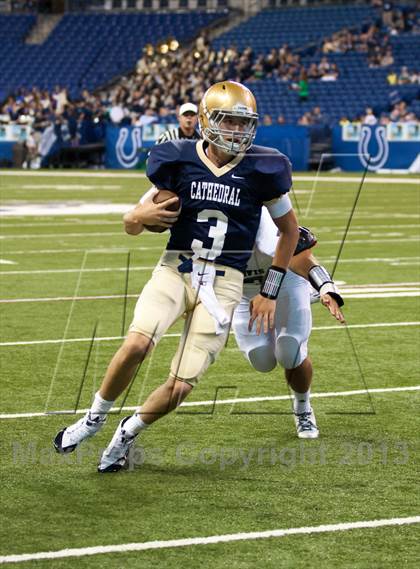 Thumbnail 2 in Ben Davis vs. Indianapolis Cathedral (The Horseshoe Classic) photogallery.