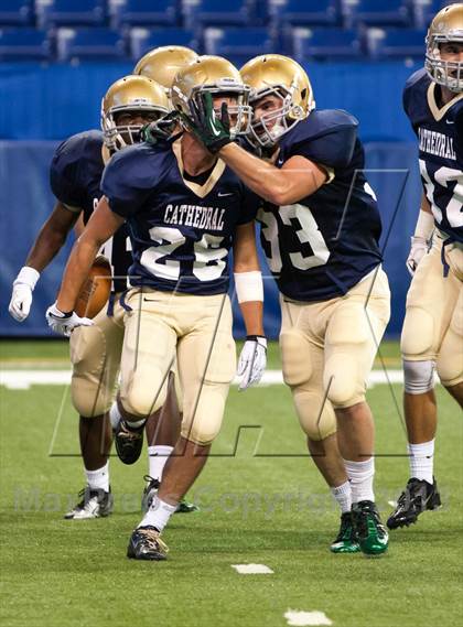 Thumbnail 3 in Ben Davis vs. Indianapolis Cathedral (The Horseshoe Classic) photogallery.