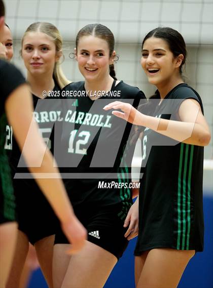 Thumbnail 3 in Flower Mound vs Southlake Carroll (UIL 6A D2 Volleyball Region Final) photogallery.