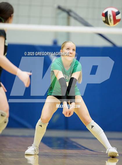 Thumbnail 1 in Flower Mound vs Southlake Carroll (UIL 6A D2 Volleyball Region Final) photogallery.