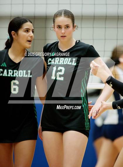 Thumbnail 3 in Flower Mound vs Southlake Carroll (UIL 6A Volleyball Regional Finals Division 2) photogallery.