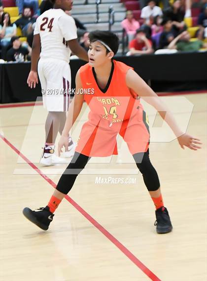 Thumbnail 1 in Corona del Sol vs. Christ the King (Hoophall West Invitational) photogallery.