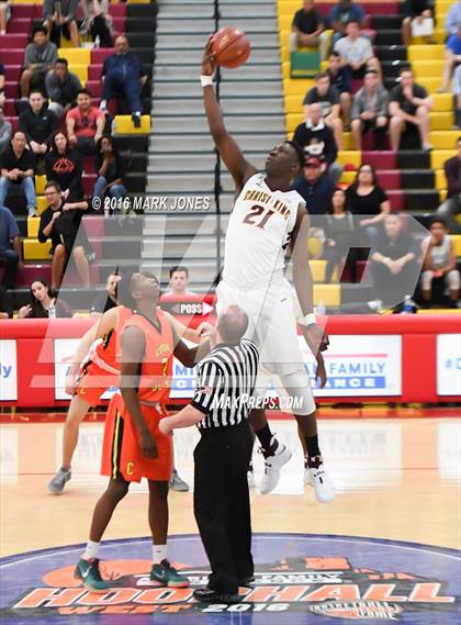 Thumbnail 3 in Corona del Sol vs. Christ the King (Hoophall West Invitational) photogallery.