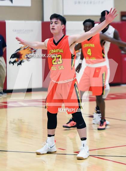 Thumbnail 3 in Corona del Sol vs. Christ the King (Hoophall West Invitational) photogallery.