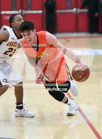 Thumbnail 2 in Corona del Sol vs. Christ the King (Hoophall West Invitational) photogallery.