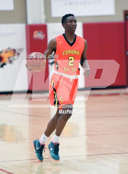 Thumbnail 2 in Corona del Sol vs. Christ the King (Hoophall West Invitational) photogallery.