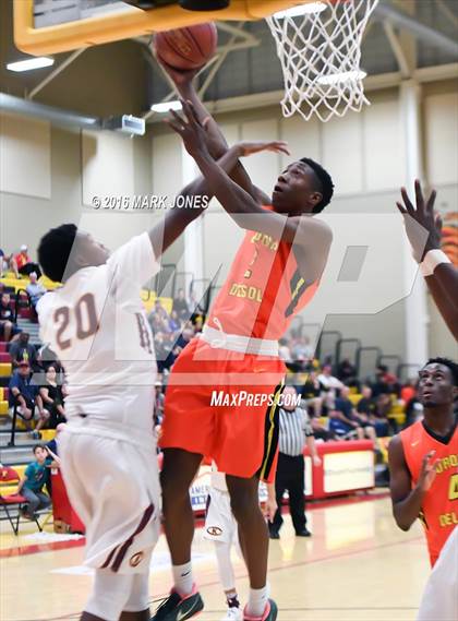 Thumbnail 1 in Corona del Sol vs. Christ the King (Hoophall West Invitational) photogallery.