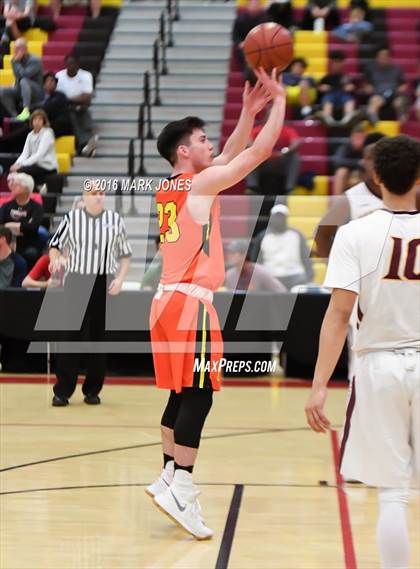 Thumbnail 1 in Corona del Sol vs. Christ the King (Hoophall West Invitational) photogallery.