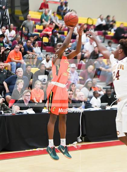 Thumbnail 2 in Corona del Sol vs. Christ the King (Hoophall West Invitational) photogallery.