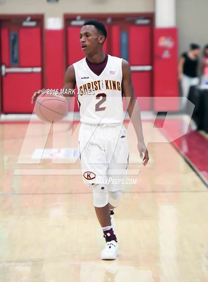 Thumbnail 1 in Corona del Sol vs. Christ the King (Hoophall West Invitational) photogallery.
