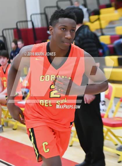 Thumbnail 2 in Corona del Sol vs. Christ the King (Hoophall West Invitational) photogallery.