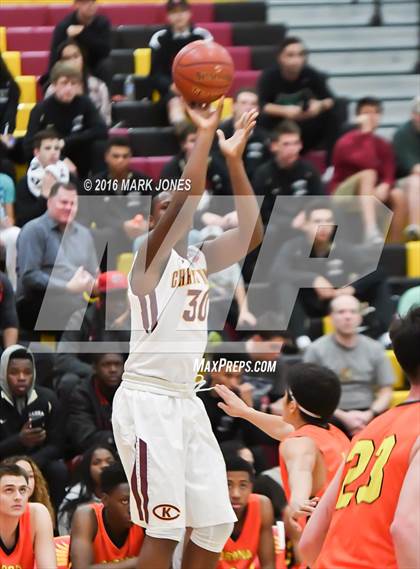 Thumbnail 3 in Corona del Sol vs. Christ the King (Hoophall West Invitational) photogallery.