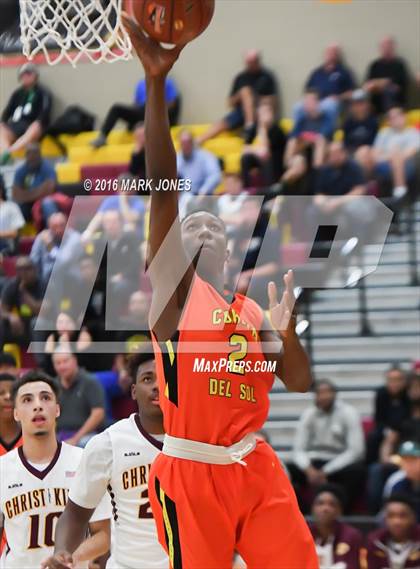 Thumbnail 3 in Corona del Sol vs. Christ the King (Hoophall West Invitational) photogallery.