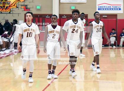 Thumbnail 2 in Corona del Sol vs. Christ the King (Hoophall West Invitational) photogallery.