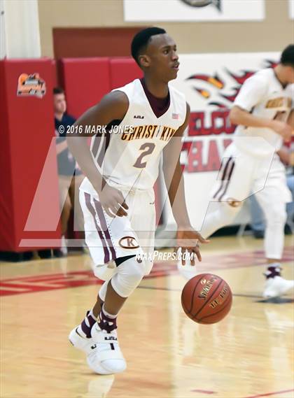 Thumbnail 3 in Corona del Sol vs. Christ the King (Hoophall West Invitational) photogallery.