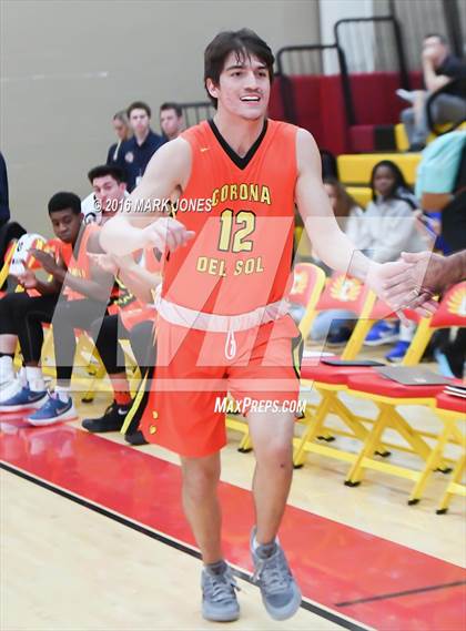 Thumbnail 3 in Corona del Sol vs. Christ the King (Hoophall West Invitational) photogallery.
