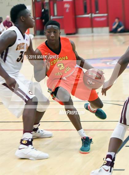 Thumbnail 3 in Corona del Sol vs. Christ the King (Hoophall West Invitational) photogallery.