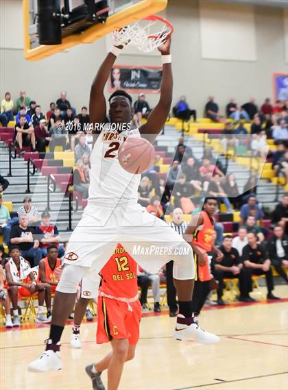Thumbnail 3 in Corona del Sol vs. Christ the King (Hoophall West Invitational) photogallery.
