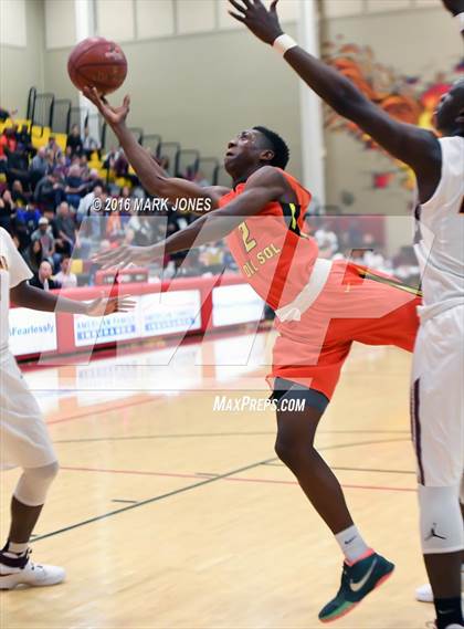 Thumbnail 2 in Corona del Sol vs. Christ the King (Hoophall West Invitational) photogallery.