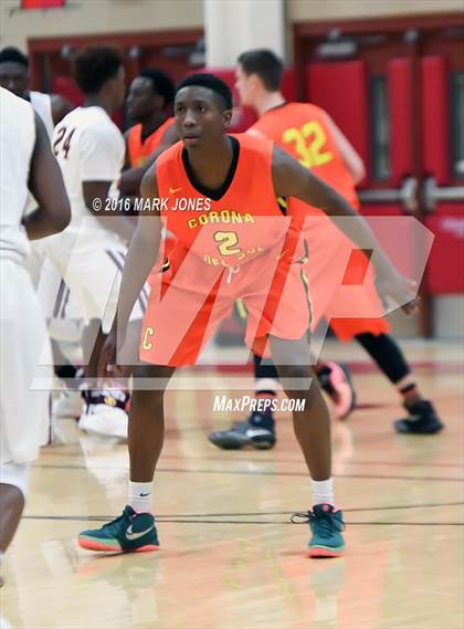 Thumbnail 3 in Corona del Sol vs. Christ the King (Hoophall West Invitational) photogallery.