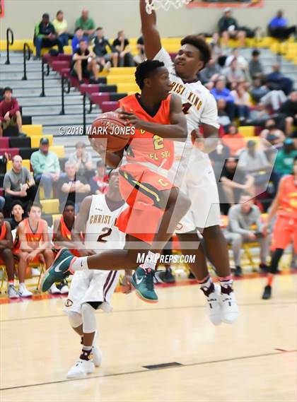 Thumbnail 3 in Corona del Sol vs. Christ the King (Hoophall West Invitational) photogallery.
