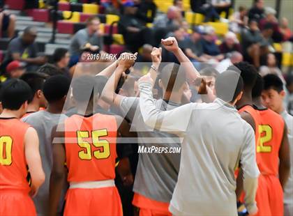 Thumbnail 1 in Corona del Sol vs. Christ the King (Hoophall West Invitational) photogallery.