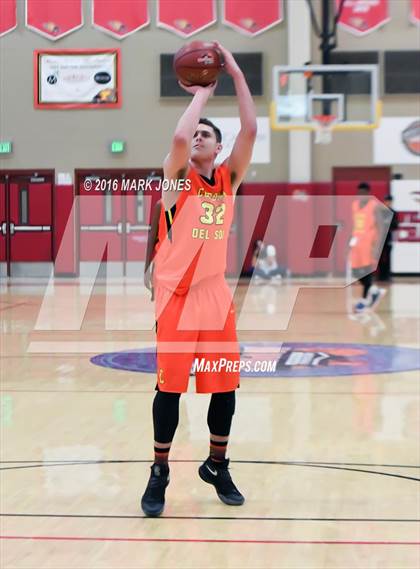 Thumbnail 2 in Corona del Sol vs. Christ the King (Hoophall West Invitational) photogallery.