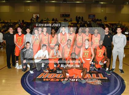 Thumbnail 2 in Corona del Sol vs. Christ the King (Hoophall West Invitational) photogallery.