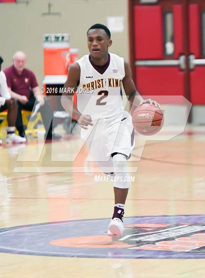 Thumbnail 1 in Corona del Sol vs. Christ the King (Hoophall West Invitational) photogallery.