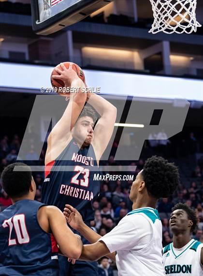 Thumbnail 2 in Sheldon vs. Modesto Christian (CIF SJS D1 Final) photogallery.