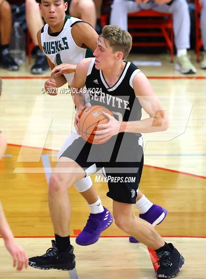 Thumbnail 1 in Servite vs. Fairmont Prep (Mater Dei Extravaganza) photogallery.