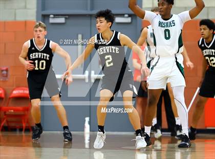 Thumbnail 3 in Servite vs. Fairmont Prep (Mater Dei Extravaganza) photogallery.