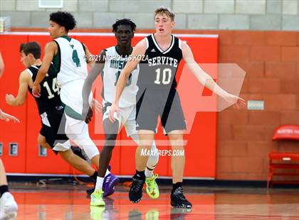 Thumbnail 3 in Servite vs. Fairmont Prep (Mater Dei Extravaganza) photogallery.