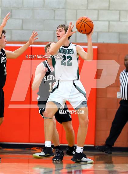 Thumbnail 2 in Servite vs. Fairmont Prep (Mater Dei Extravaganza) photogallery.
