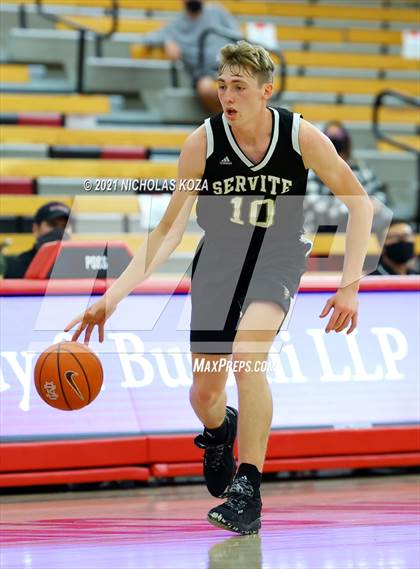 Thumbnail 1 in Servite vs. Fairmont Prep (Mater Dei Extravaganza) photogallery.