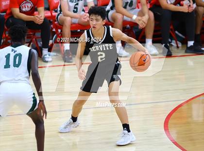 Thumbnail 2 in Servite vs. Fairmont Prep (Mater Dei Extravaganza) photogallery.
