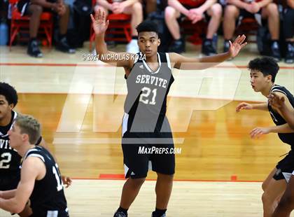 Thumbnail 1 in Servite vs. Fairmont Prep (Mater Dei Extravaganza) photogallery.