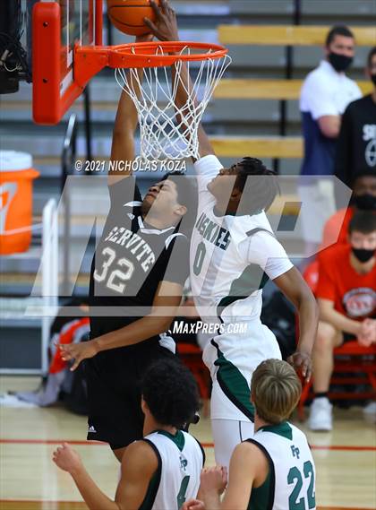Thumbnail 3 in Servite vs. Fairmont Prep (Mater Dei Extravaganza) photogallery.