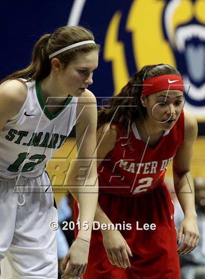 Thumbnail 3 in St. Mary's vs. Mater Dei (CIF State Open Division Final) photogallery.