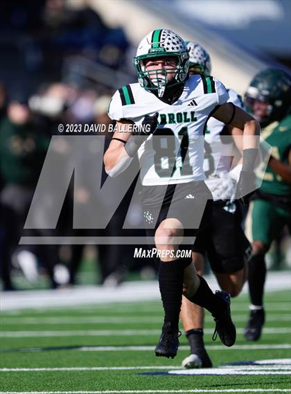 Thumbnail 2 in DeSoto vs. Southlake Carroll (UIL 6A D2 Semifinal Playoff) photogallery.