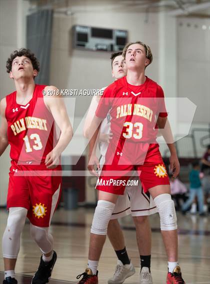 Thumbnail 3 in Palm Desert vs Paloma Valley (CIF SS 3A 1st Round Playoff) photogallery.
