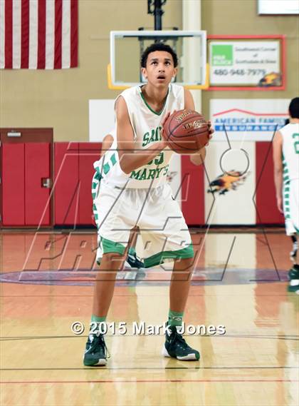 Thumbnail 1 in St. Mary's vs Rainier Beach (Hoophall West Invitational) photogallery.
