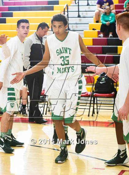Thumbnail 2 in St. Mary's vs Rainier Beach (Hoophall West Invitational) photogallery.