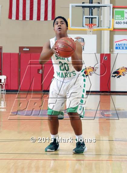 Thumbnail 2 in St. Mary's vs Rainier Beach (Hoophall West Invitational) photogallery.