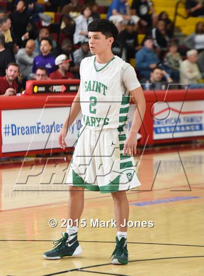 Thumbnail 3 in St. Mary's vs Rainier Beach (Hoophall West Invitational) photogallery.