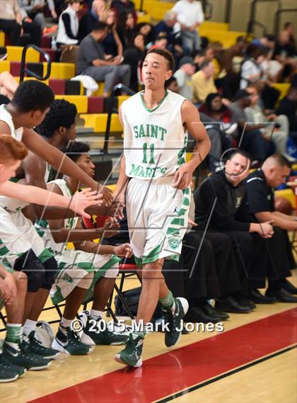 Thumbnail 2 in St. Mary's vs Rainier Beach (Hoophall West Invitational) photogallery.