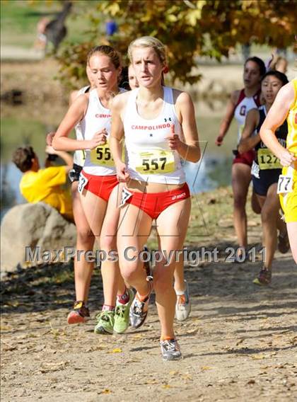 Thumbnail 3 in CIF State Cross Country Championships (Girls Division III) photogallery.