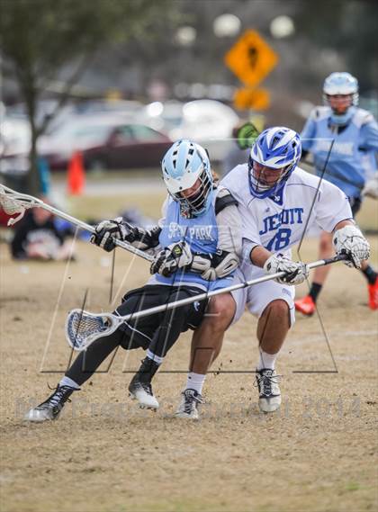 Thumbnail 3 in Jesuit vs. Spain Park (Allstate Sugar Bowl Lacrosse  Classic) photogallery.