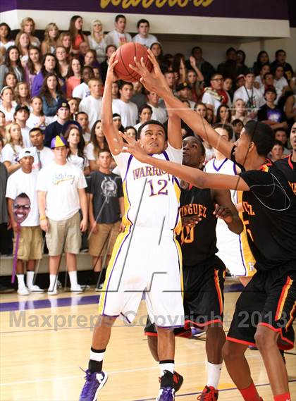 Thumbnail 1 in Dominguez @ Righetti (CIF SS 1st Round Playoffs ) photogallery.
